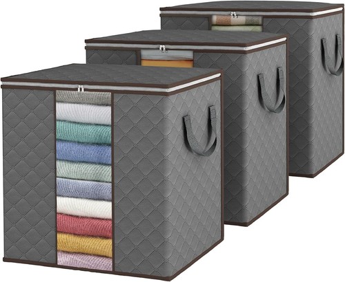 3pcs clothes storage bags - l,