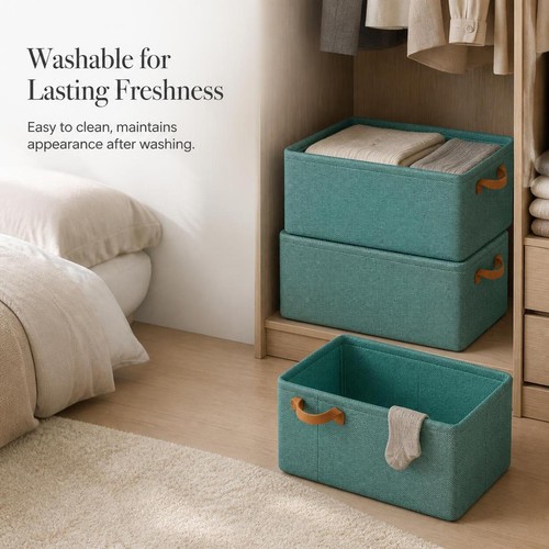 Fabric storage cube foldable - storage,