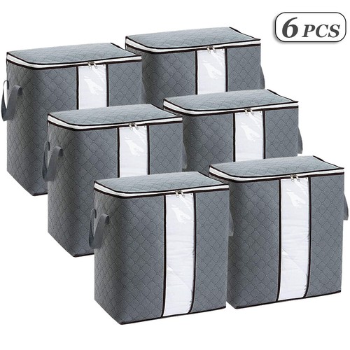 6pcs underbed clothes storage - 6pcs,