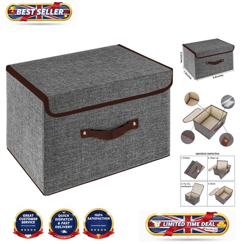 Versatile grey fabric storage - versatile,