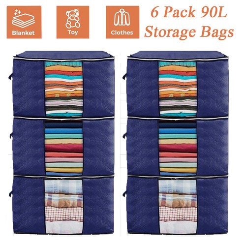 6pcs fabric clothes storage - 6pcs,