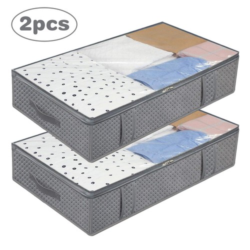 2pcs underbed clothes storage - 2pcs,