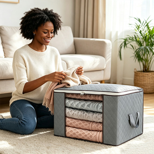 Clothes storage bags zips - clothes,