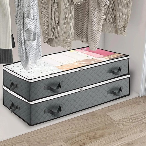 2pcs underbed clothes storage - clothes,