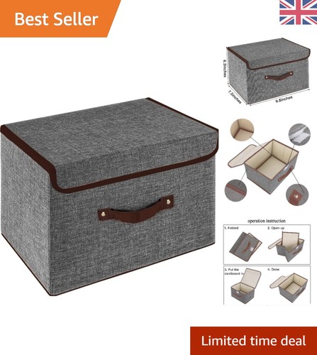 Dustproof grey fabric storage - grey,