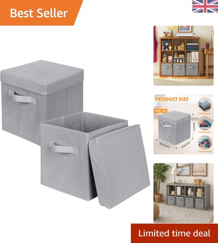 Foldable pack storage cubes - foldable, 2-pack