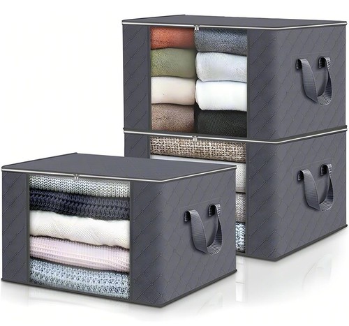 3pcs large clothes storage bag - large,