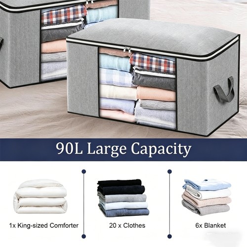 3pcs large clothes storage bag - large,