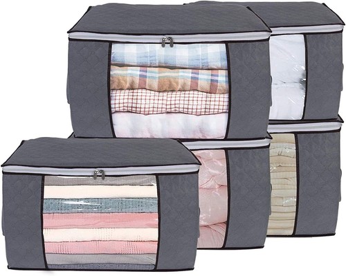 5pcs underbed clothes storage - underbed,